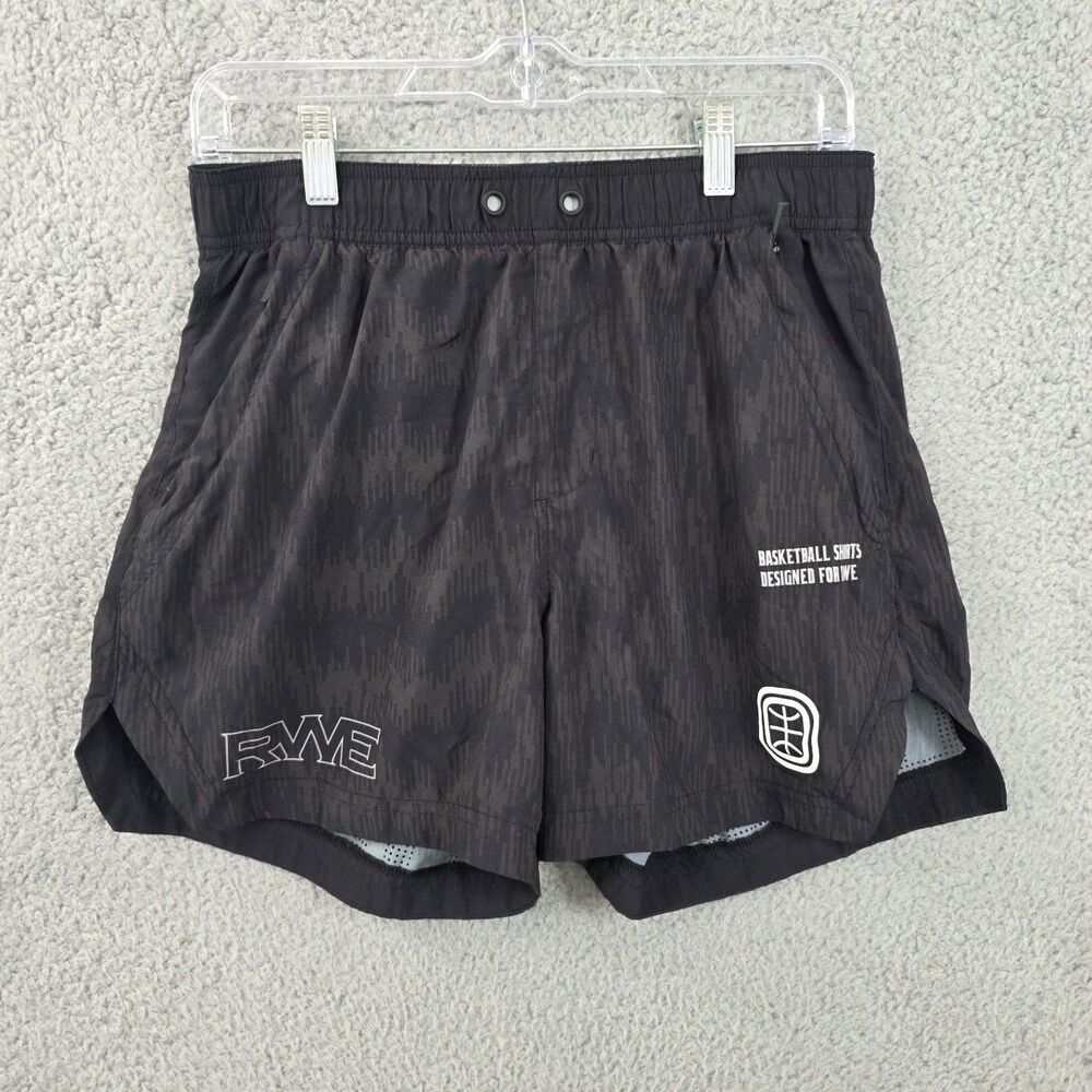 Overtime Basketball Shorts Men's Size Medium Black Designed For RWE